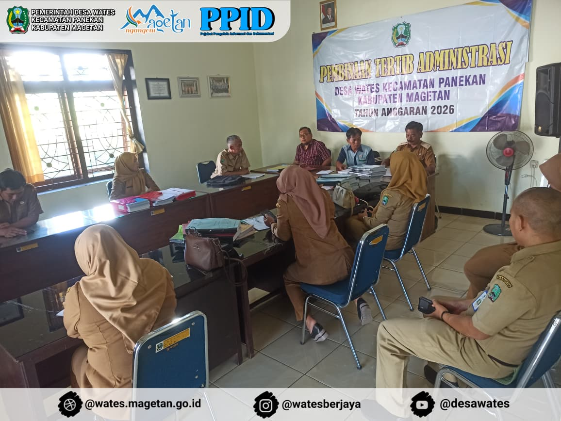 MONITORING DAN EVALUASI TERTIB ADMINISTRASI PENGELOLAAN KEUANGAN TAHUN ANGGARAN 2025 DAN 2026 OLEH TIM DINAS PMD KABUPATEN MAGETAN