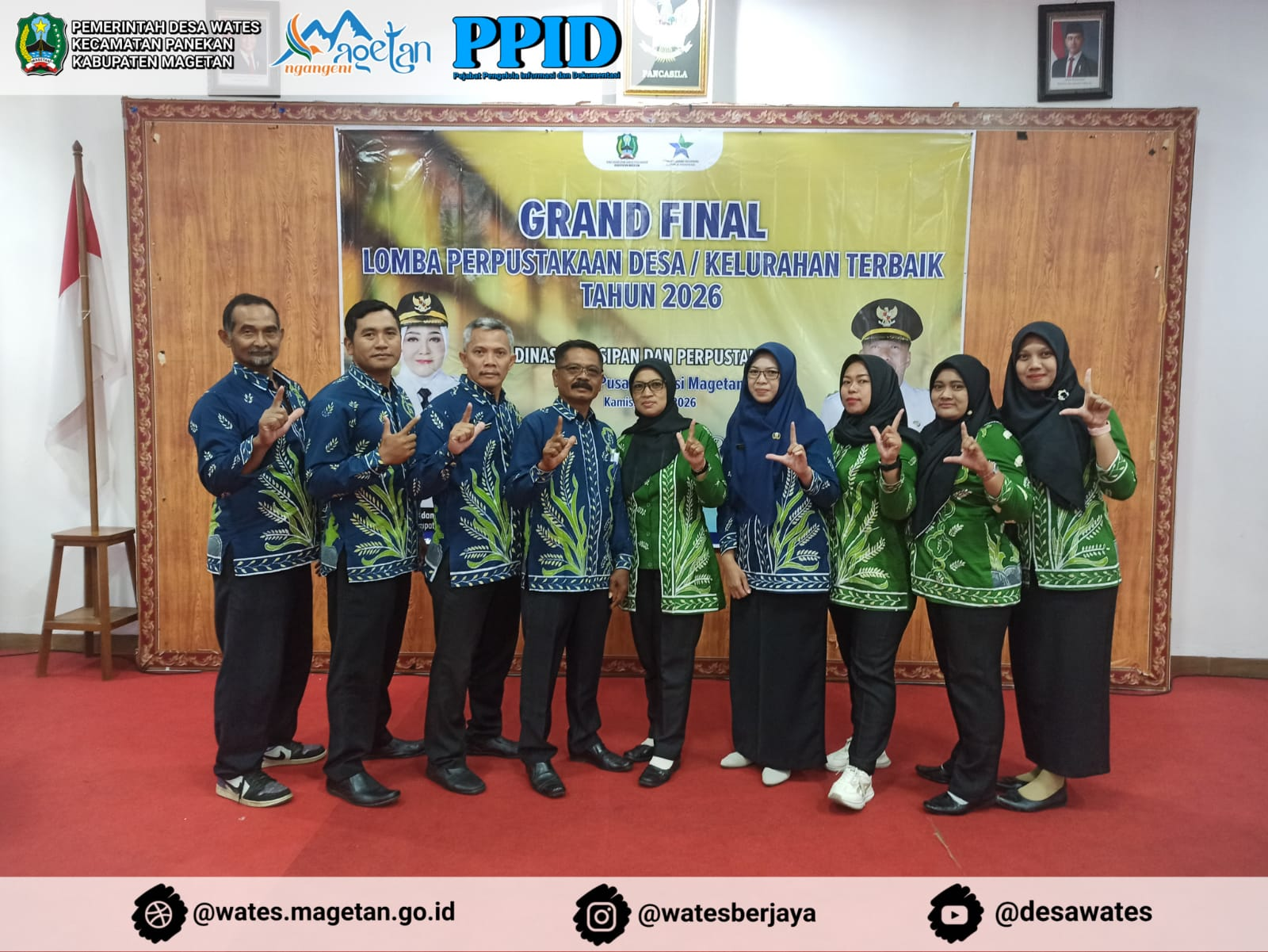 GRAND FINAL LOMBA PERPUSTAKAAN DESA KELURAHAN TERBAIK KABUPATEN MAGETAN TAHUN 2026