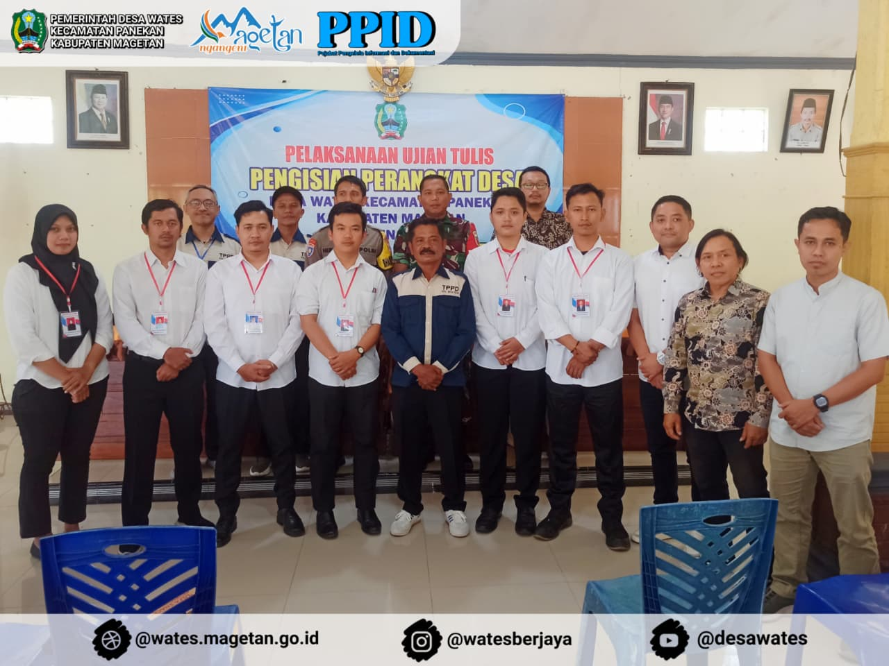 PELAKSANAAN PENGISIAN PERANGKAT DESA WATES KECAMATAN PANEKAN KABUPATEN MAGETAN TAHUN 2026