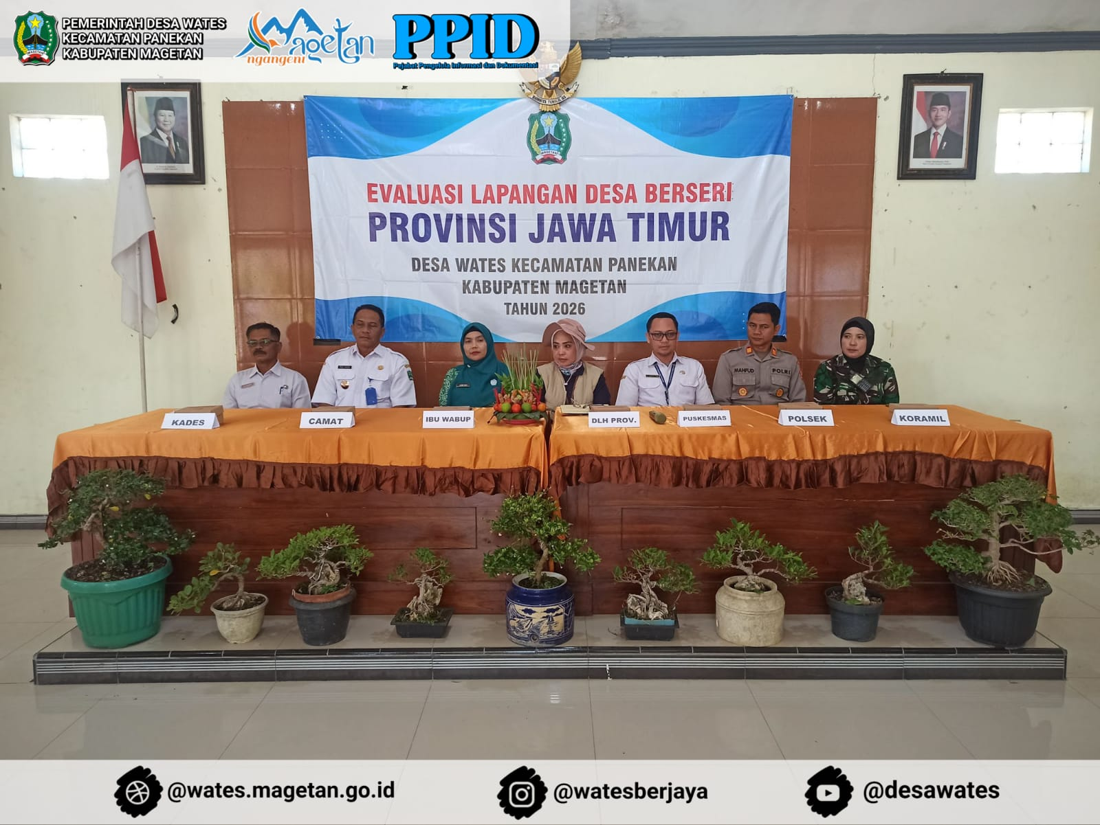 VERIFIKASI LAPANGAN DESA BERSERI PROVINSI JAWA TIMUR TAHUN 2026 DI DESA WATES KECAMATAN PANEKAN KABUPATEN MAGETAN