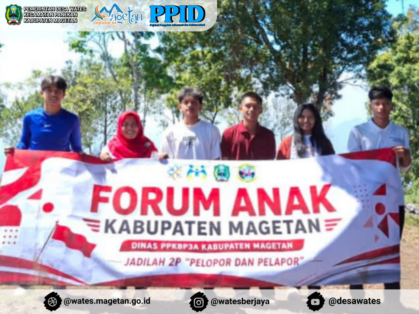 DINAS PPKBP3A DAN FORUM ANAK KABUPATEN MAGETAN MENYELENGGARAKAN PERINGATAN HARI ANAK NASIONAL