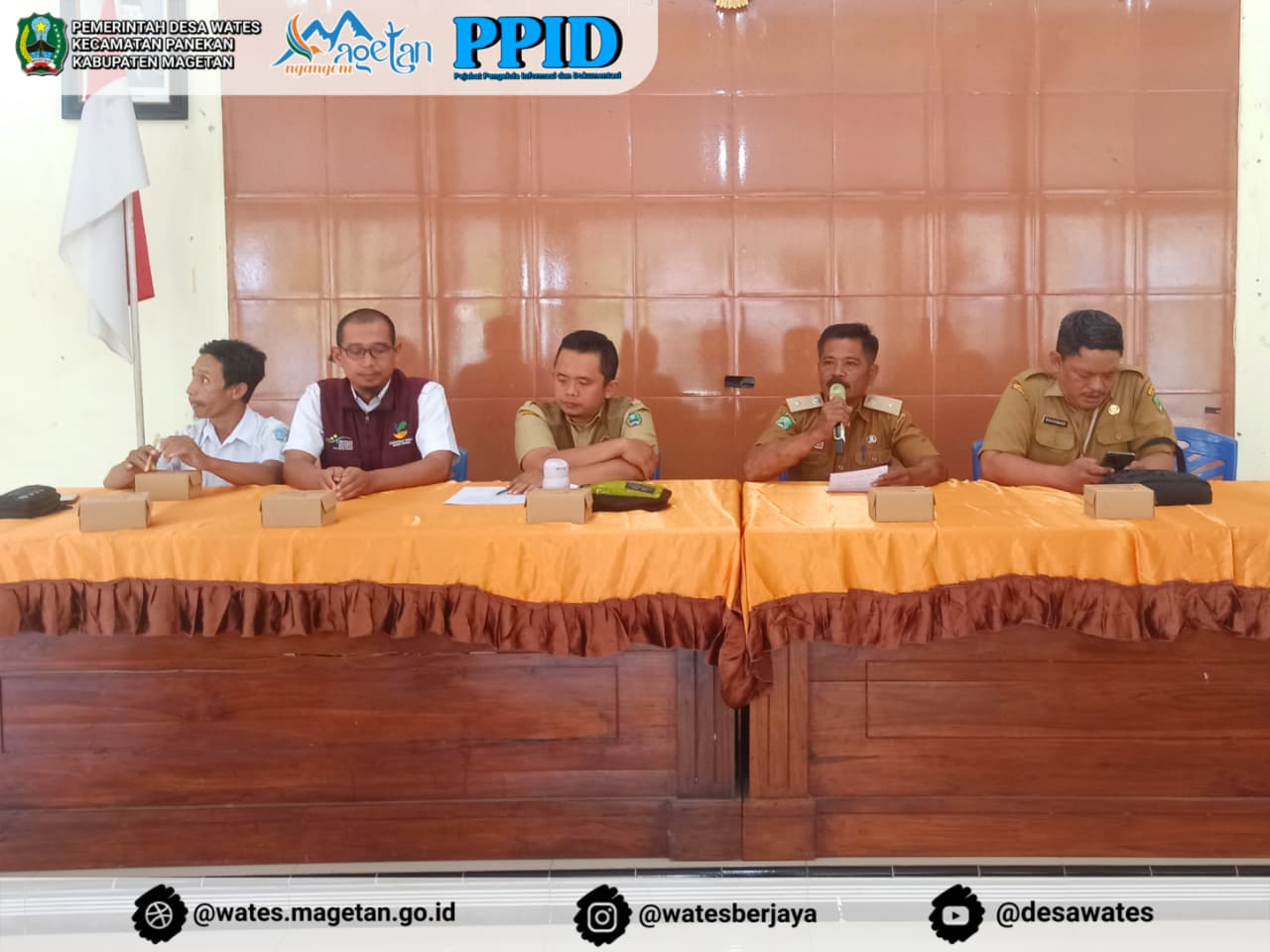 RAPAT KOORDINASI DALAM RANGKA SOSIALISASI DAN VERIFIKASI PEMUTHAKIRAN DATA KEMISKINAN DESA WATES TAHUN 2026