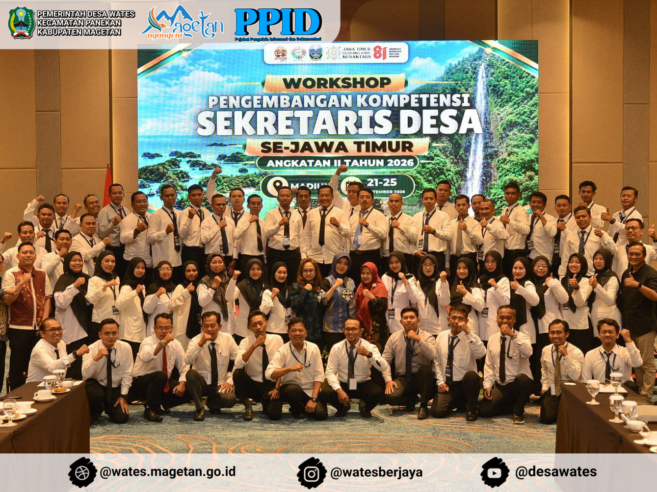 WORKSHOP PENGEMBANGAN KOMPETENSI SEKRETARIS DESA SE-JAWA TIMUR ANGKATAN II TAHUN 2026